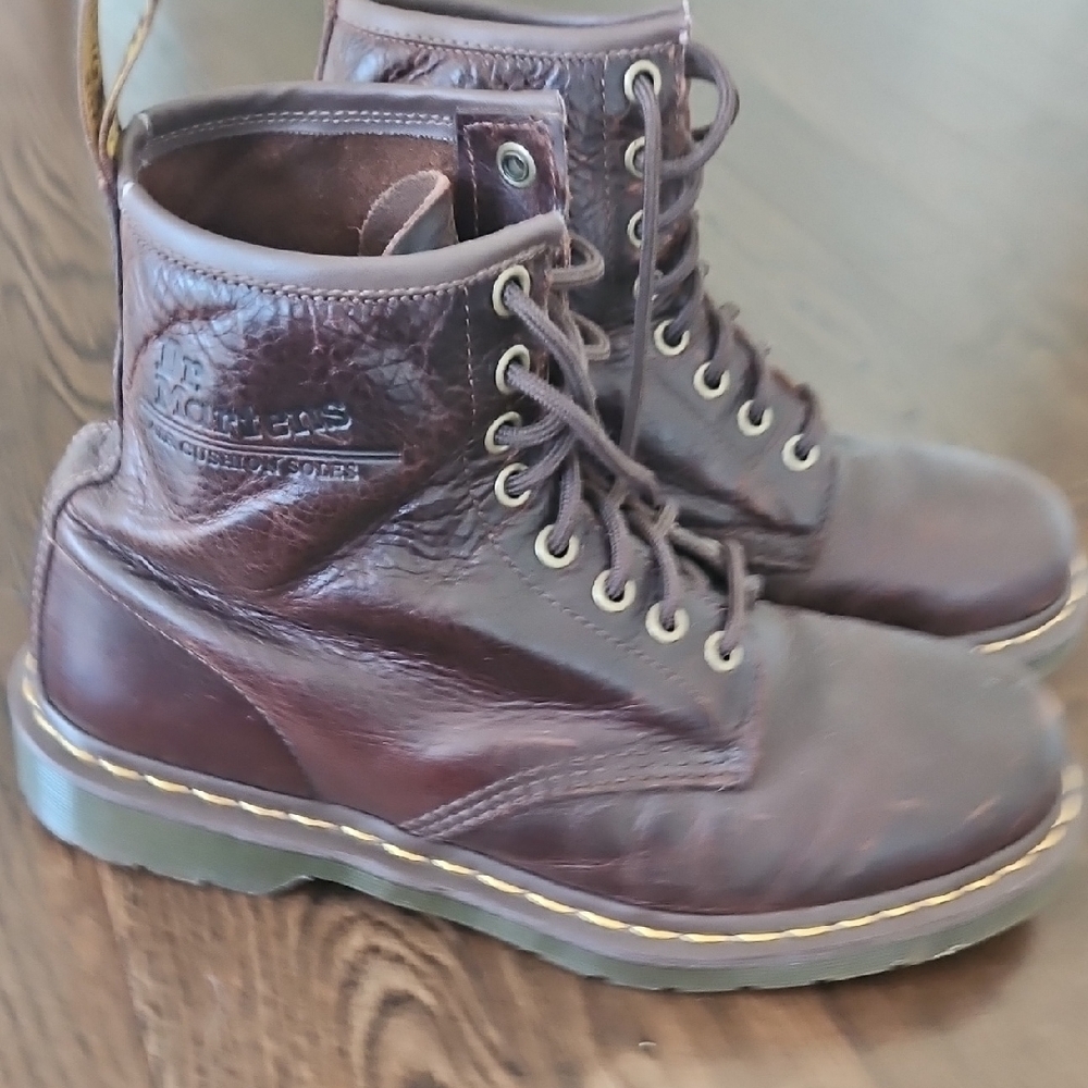 Dr. Martens Dark Brown Leather Boots